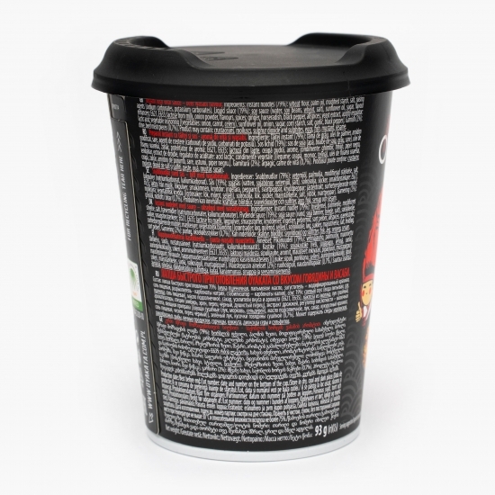 Preparat instant cu tăieței și sos, aromă de vită Japanese Beef Wasabi 93g