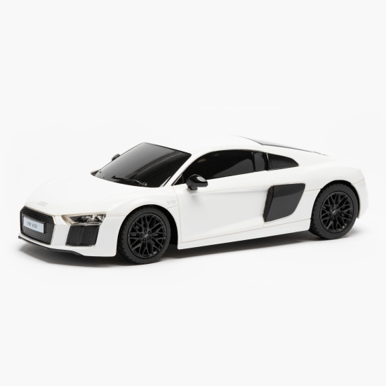 Mașină cu telecomandă Audi R8 alb 3+ ani