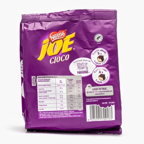 Napolitane cu cremă de lapte și glazură de ciocolată 160g