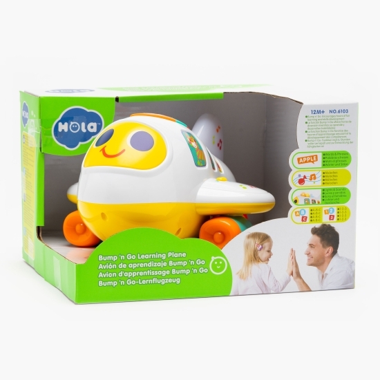 Avion interactiv cu sunete și lumini, +12 luni