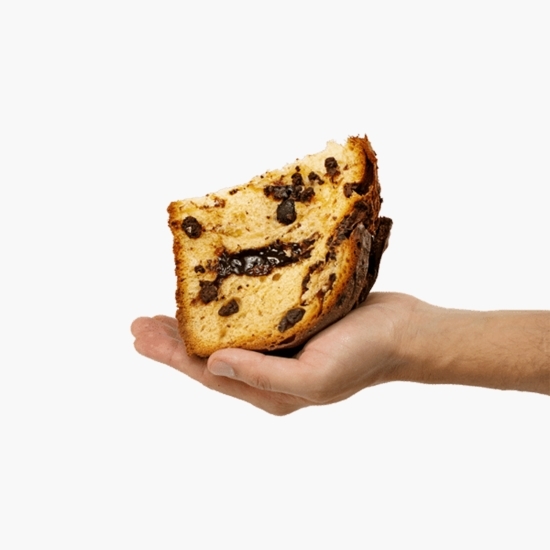 Panettone Regal Cioccolato cu fulgi și cremă de ciocolată 600g