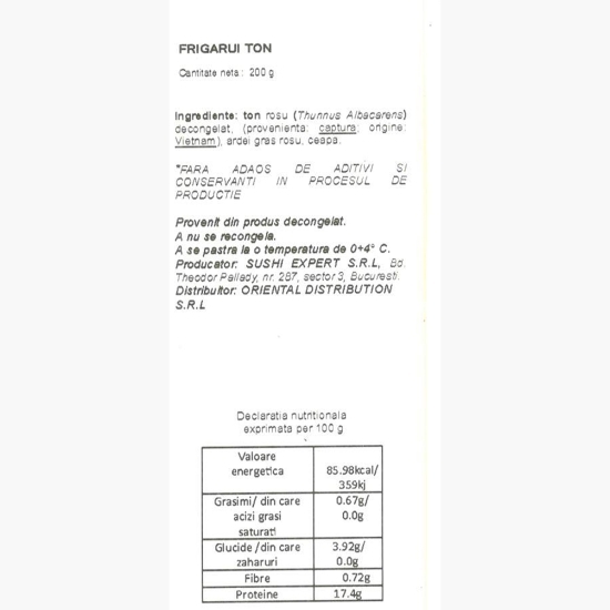 Frigărui de ton roșu 200g