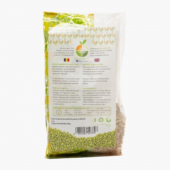 Cafea verde boabe 250g 