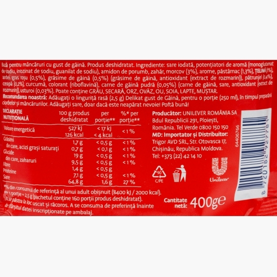 Bază pentru mâncare gust de găină 400g