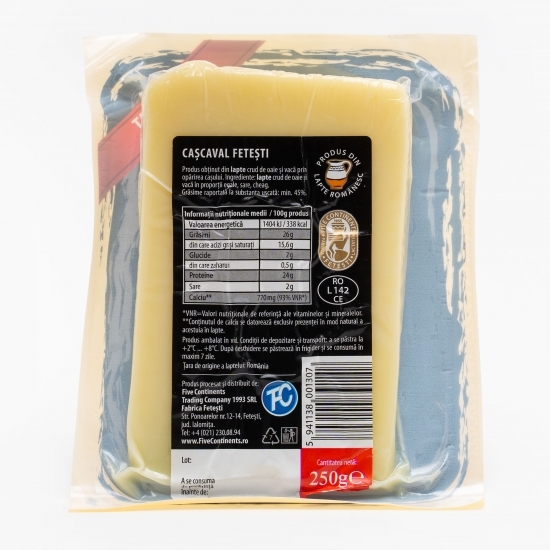 Cașcaval Fetești 250g