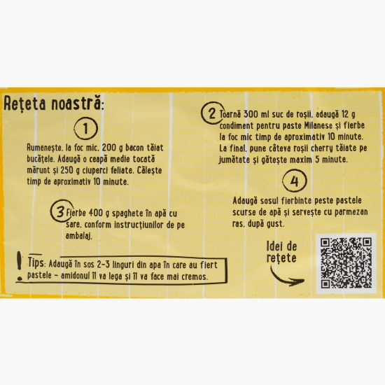 Amestec de condimente pentru paste Milanese 25g