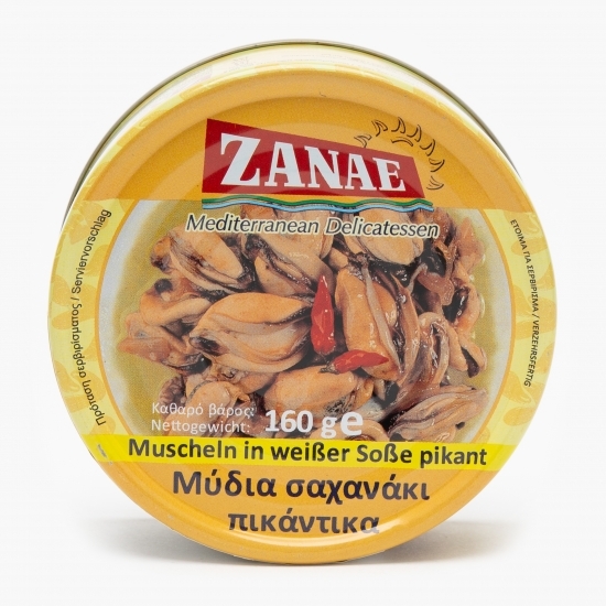 Midii Saganaki în sos de lămâie 160g