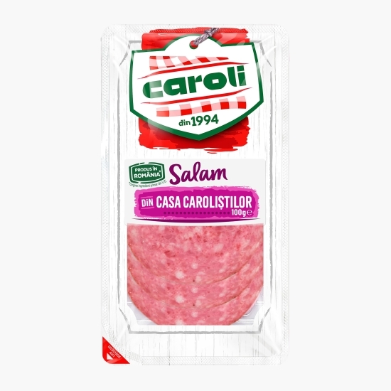 Salam din Casa Caroliștilor feliat 100g