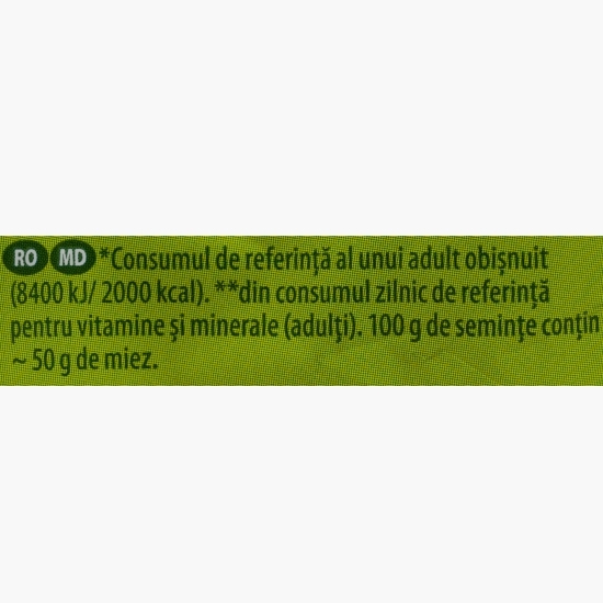 Semințe floarea-soarelui pestrițe, cu sare 100g