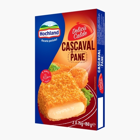 Cașcaval pane Delicii calde 150g (2x75g)