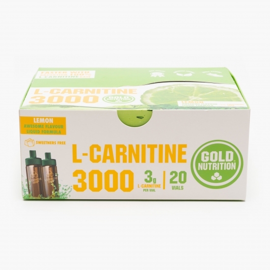 L-Carnitină cu aromă de lămâie 3000mg 20 fiole
