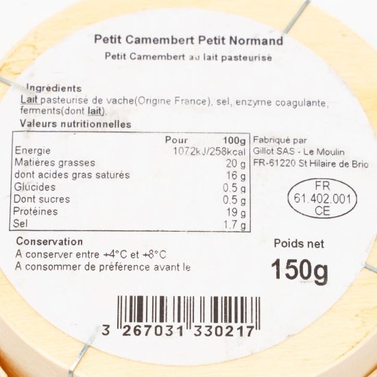 Brânză Camembert 150g