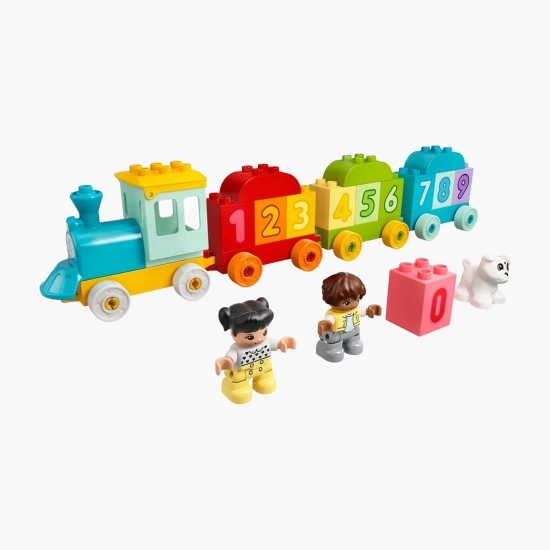 Trenul cu numere - Învață să numeri, 10954 Duplo, +18 luni