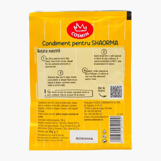 Amestec de condimente pentru shaorma 30g