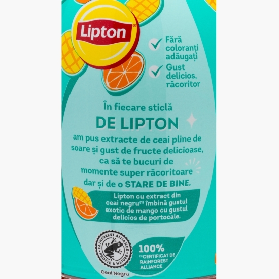 Băutură răcoritoare necarbonatată Ice Tea cu ceai negru, cu gust de portocale și mango și piersică 1.5l