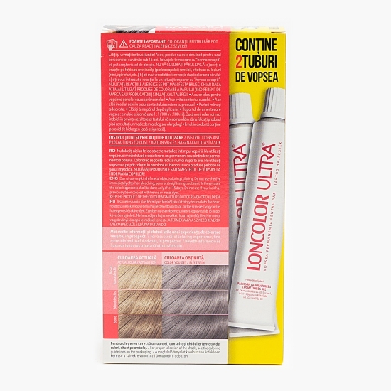 Vopsea permanentă pentru păr Ultra Max 11 gri reflex 200ml