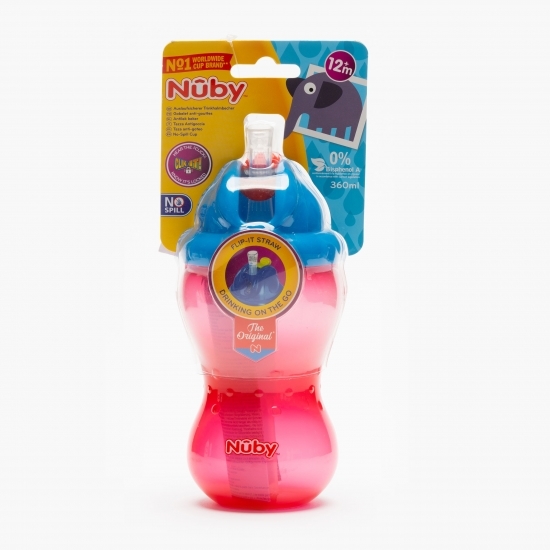 Pahar cu pai, +12 luni, 360ml