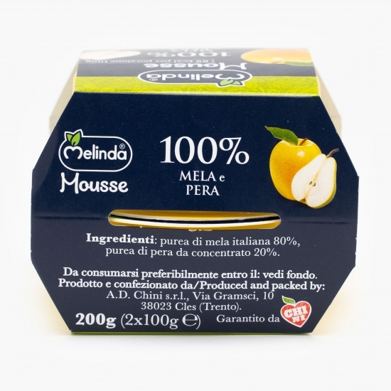 Mousse de mere și pere (2x100g) 200g