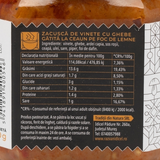 Zacuscă cu ghebe 350g