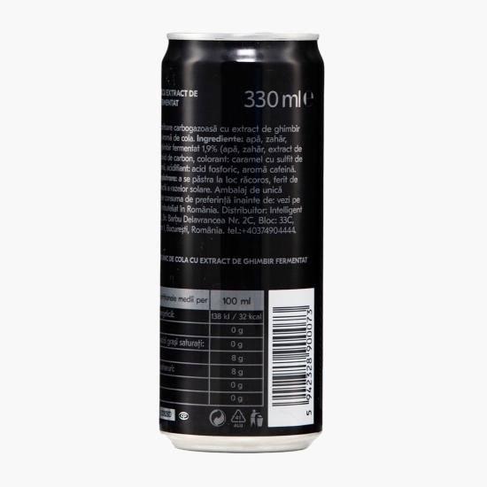 Băutură carbogazoasă ghimbir, doză 330ml