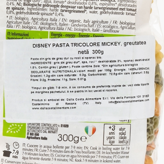 Paste tricolore Mickey Mouse eco 300g