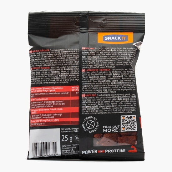 Snack carne de vită uscată 25g