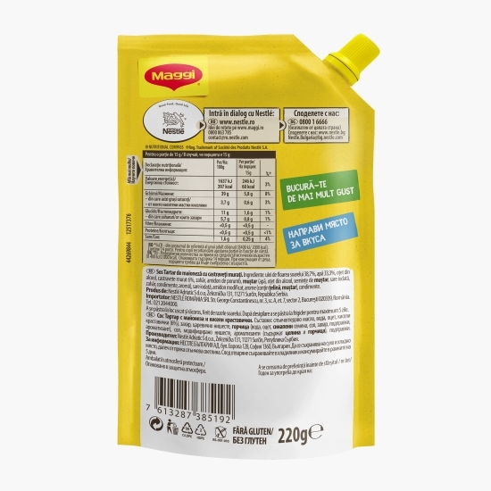 Sos Tartar de maioneză cu castraveți murați 220g