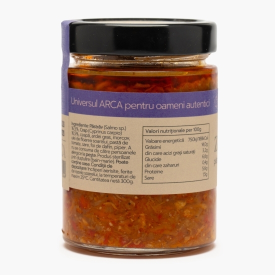 Zacuscă duo păstrăv și crap 300g