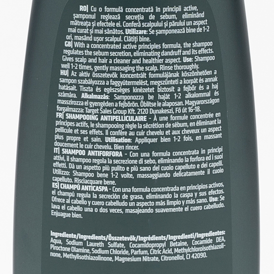 Șampon antimătreață pentru bărbați 400ml