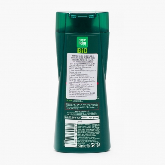 Șampon redensificare pentru păr fin, bio 250ml