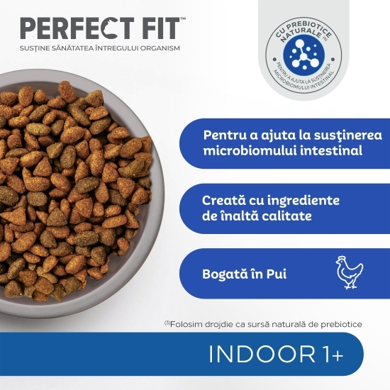 Hrană uscată pentru pisici de interior adulte, 750g, cu pui