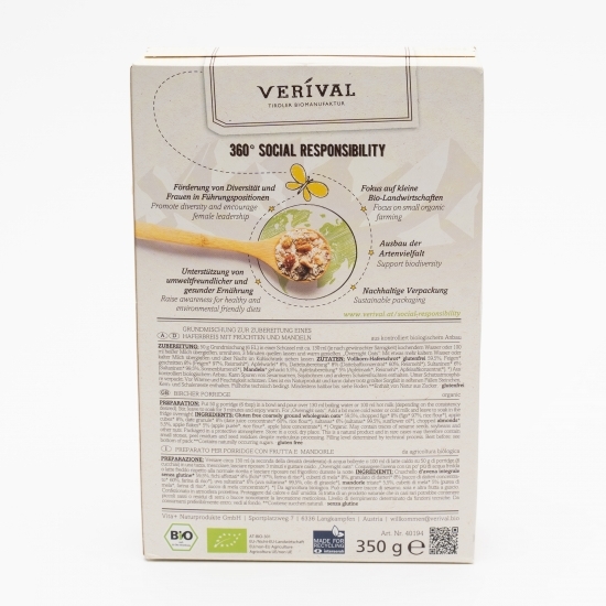  Porridge Bircher eco 350g 