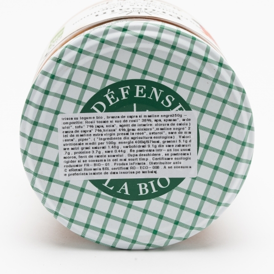 Hrișcă cu legume eco brânză de capră și măsline negre 350g