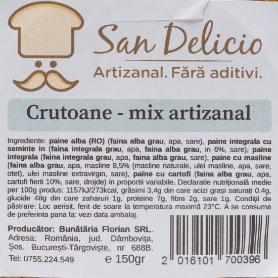 Crutoane - mix artizanal 150g