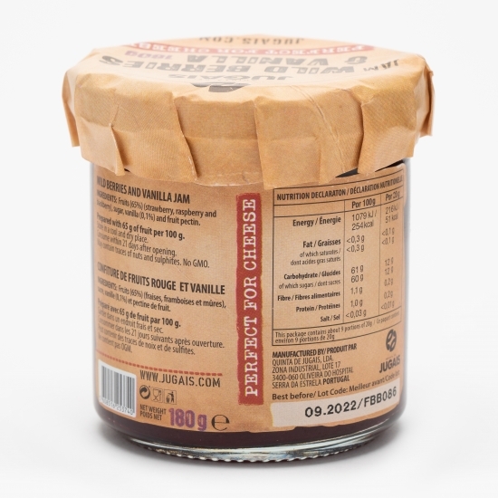 Gem de fructe de pădure și vanilie 180g
