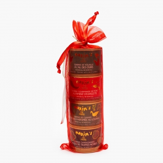 Coffret Assortiment 4 terine 4x65g