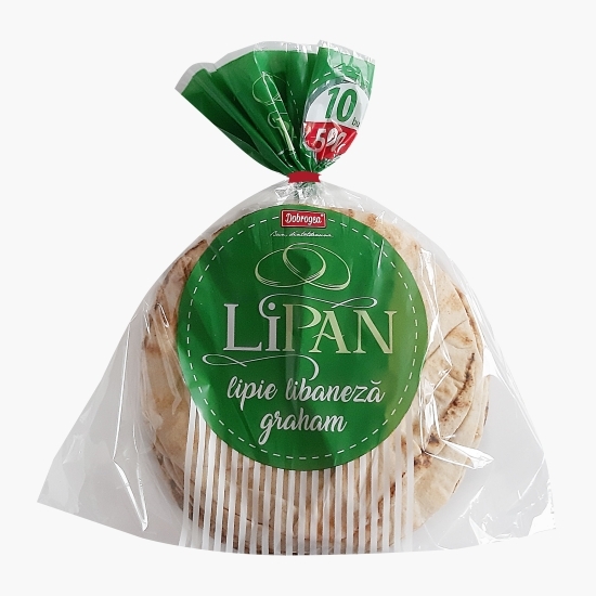 Lipie libaneză cu făină graham, 10 buc. 500g