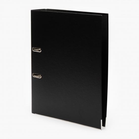 Biblioraft Skag Economy, PP, A4, cotor 8 cm, negru