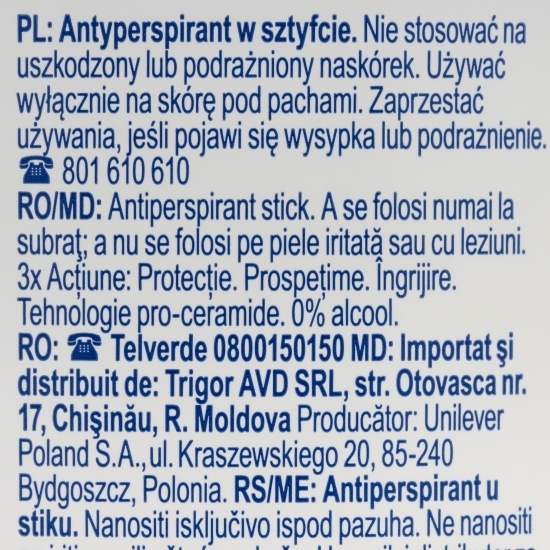 Antiperspirant Stick Invisible Dry 50ml