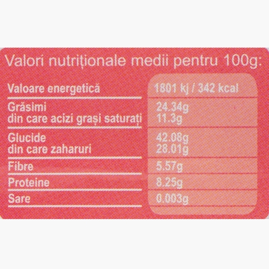 Tort raw vegan Delight cu cremă de caju și vanilie, glazură de cacao și zmeură 110g