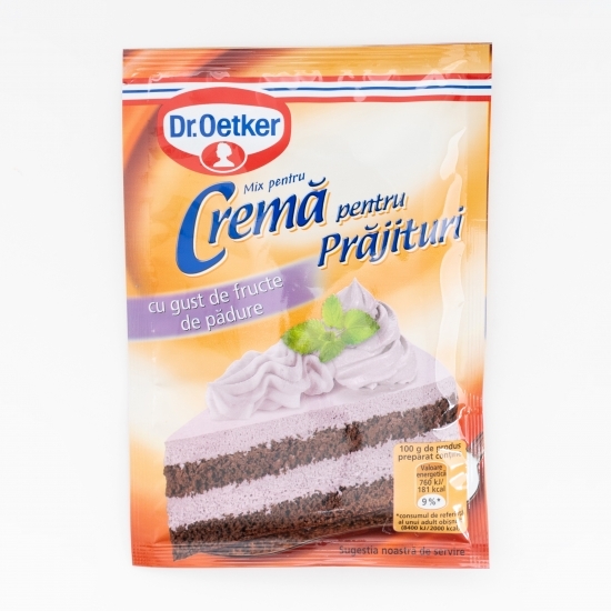 Mix de cremă pentru prăjituri cu gust de fructe de pădure 50g 