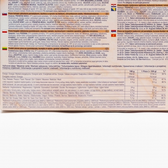 Pizza Ristorante Prosciutto Clasico 330g