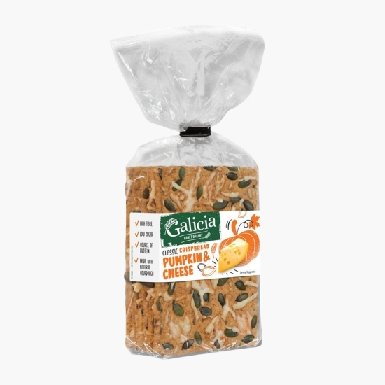 Pâine crocantă clasică cu semințe de dovleac și brânză 180g