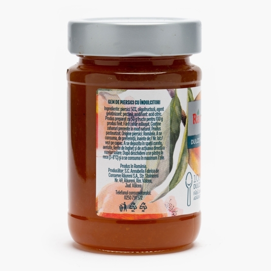 Gem de piersici fără zahăr adăugat 230g