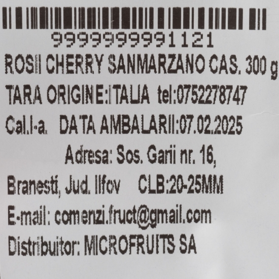 Roșii cherry San Marzano 300g