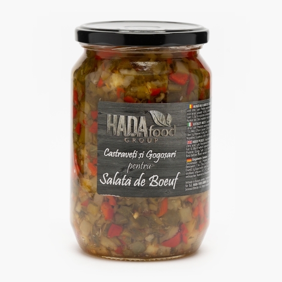 Castraveți și gogoșari pentru salată de Boeuf 680g