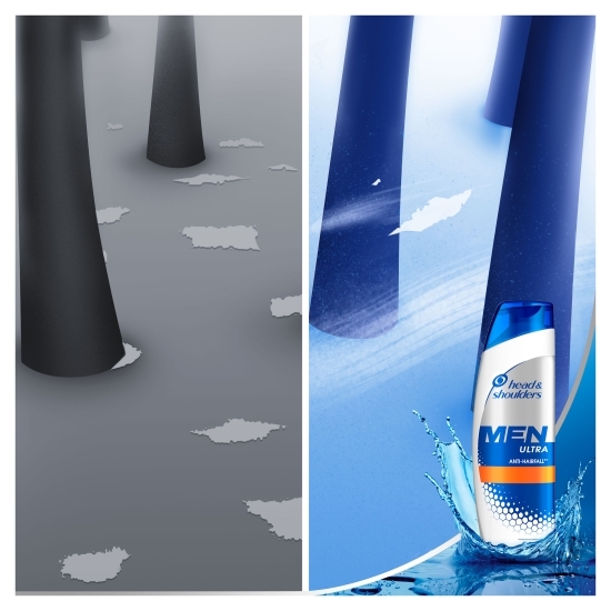 Șampon pentru bărbați Ultra antimătreață și împotriva căderii părului 360ml