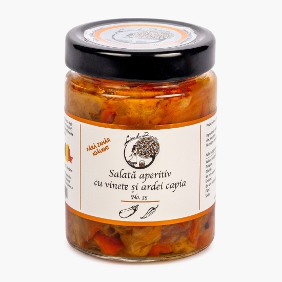 Salată aperitiv cu vinete și ardei capia 315g