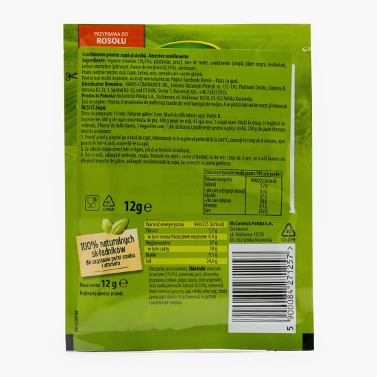Condimente pentru supă și ciorbă 12g