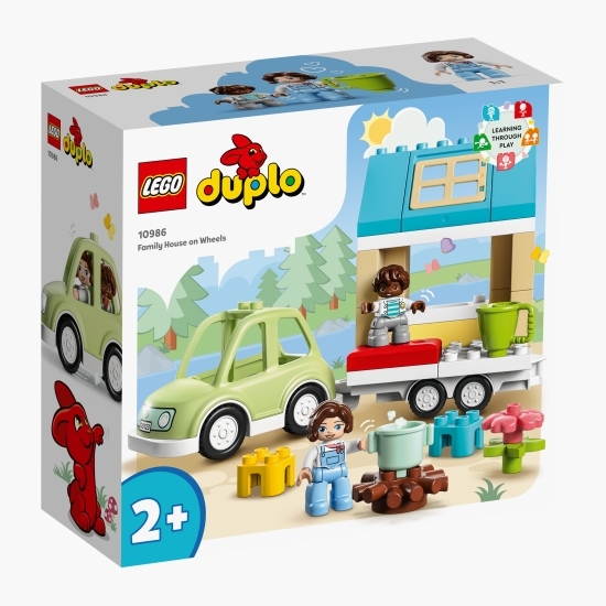 Casă de familie pe roți, 10986 Duplo, 2+ ani